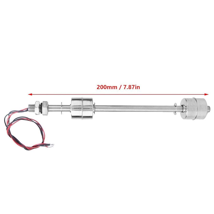 フロートスイッチ ダブルボール　長さ55mm 金魚鉢対応 液体水レベルセンサー 楽天市場】フロートスイッチ ダブルボール ステンレス製 長さ